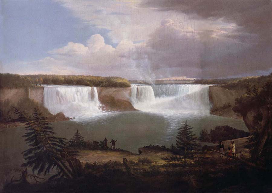 A General View of the  Falls of Niagara